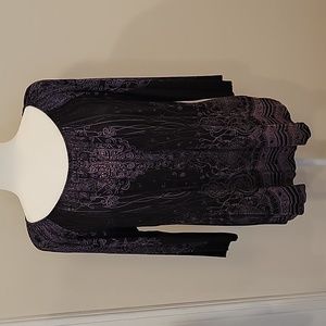 Vanilla Sugar Studded 3/4 Sleeve Top